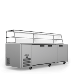 Jade Sandwich 3-Door Counter Refrigerator