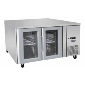 Glass 2-Door Cooling Table