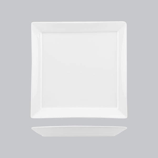 Wide Rim Square Plate