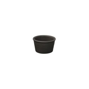 Charcoal Ribbed Ramekin