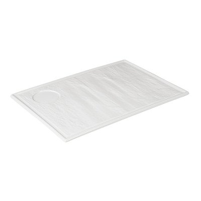 Pure Tate Rectangular Plate with Well