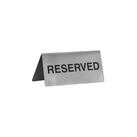 "A" Frame Reserved Table Sign