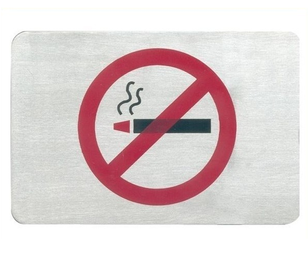 No Smoking Wall Sign