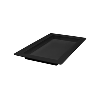 Black Rectangular Deep Platter