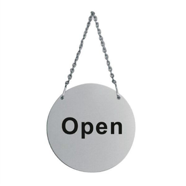 Open/Close Door Sign with Chain
