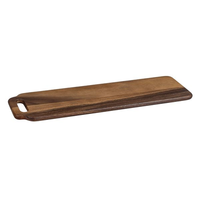 Acacia Wood Rectangular Board with Handle 510mm